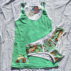 NWT Paul Frank Y2K Tank Top Undies PJ Set